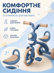 Детский трехколесный велосипед с музыкой светом фарой корзиной и спинкой до 40 кг Синий (49676124) - изображение 2