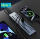 USB хаб Acasis HB16 Pro USB 3.2 Gen 2 з блоком живлення 16 портів hub концентратор алюмінієвий - зображення 8