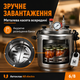 Автоклав бытовой A8 Electro универсальный электрический и внешний нагрев, стерилизатор для домашнего консервирования мяса, тушеницы, рыбных консервов, овощей и компотов. - изображение 4