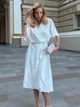 Сукня Jadone Fashion Талія XL-XXL білий - зображення 4