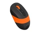 Миша бездротова A4Tech Fstyler FG10S (Orange), безшумна, USB, колір чорний+помаранчевий - зображення 2