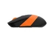 Миша бездротова A4Tech Fstyler FG10S (Orange), безшумна, USB, колір чорний+помаранчевий - зображення 3