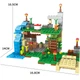 Конструктор Minecraft SJ81005 База на водопаде 4в1 310 деталей Майнкрафт MineWorld My World - изображение 3