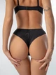 Комплект Lise Marie (Бюстгальтер Пуш Ап и Трусики Бразилиана) Tiara 2188 Черный 70C/S - изображение 5