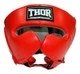 Шолом для боксу THOR 716 M / шкіра / червоний (SPT_716 (Leather) RED M) - изображение 1
