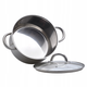 Каструля Ofenbach KM-100526 4л з нержавіючої сталі зі скляною кришкою 22см для індукції та газу - зображення 4