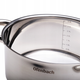 Каструля Ofenbach KM-100526 4л з нержавіючої сталі зі скляною кришкою 22см для індукції та газу - зображення 5