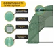 Посилена садова теплиця парник LEOBRO Garden 18м2 Green (LB-G107-GRN) (LEO_LB-G107-GRN) - зображення 4