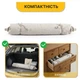 Підвісне бразильське крісло-гамак LEOBRO XL Cream з подушками (LB-1115) (LEO_LB-1115) - изображение 7