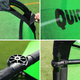 Ворота футбольні Quickplay Pro ALU Training 6790 180 х 120 см, чорно-зелені - изображение 12