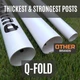 Ворота футбольні QUICKPLAY Q-FOLD 500 x 200 см, білі - изображение 8