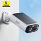 Уличная Wi-Fi камера Baseus Security S1 Lite 2K с солнечной панелью - смарт-камера с зумом, AI-детекции движения, защита IP67 - изображение 1