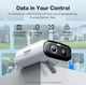 Уличная Wi-Fi камера Baseus Security S1 Lite 2K с солнечной панелью - смарт-камера с зумом, AI-детекции движения, защита IP67 - изображение 3