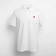 Чоловіча футболка-поло Ami Paris Ami De Coeur small logo Polo Shirt біла розмір XL (AP12003.6XL) - зображення 1