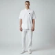 Мужская футболка поло MONCLER Black Logo Cotton Piquet Polo Shirt белая размер L (MC13001.5L) - изображение 3