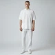 Чоловіча футболка поло в стилі BOSS Logo-Embroidered Cotton Polo Shirt біла розмір L (HB13001.5L) - зображення 3