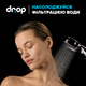Набор из 6-ти фильтров в ручку душевой лейки DROP FILTER-STICK-CARBON угольный - очищает от механических примесей, хлора, органики, тяжелых металлов - изображение 5