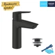 Змішувач для умивальника одноважільний GROHE QuickFix Start чорний латунь з донним клапаном 237462432 - зображення 4