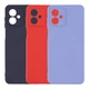 Чехол Silicone Cover с рамкой камеры (A) для Motorola G14 Dark Blue - изображение 3