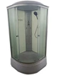 Бокс душовий з гідромасажем Mixxus STRONG SBH01-90x90x215-FB SATIN з високим піддоном (MI6888) - изображение 4