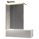 Шторки скляні на ванну розсувні Koer SR BS06-120x150-TR-12 прозоре скло Easy Clean 6мм, матове золото (KR5946) - изображение 1