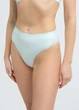 Трусы бразилиана женские бесшовные в рубчик Giulia BRASILIAN BRIEFS RIB L/XL Green-mint, повседневные базовые трусики - изображение 6