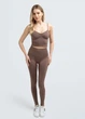 Жіноча безшовна майка з ефектом бра Giulia CAMISOLE BRA EFFECT S/M Brown-deep taupe, топ з мікрофібри на тонких бретелях - зображення 8