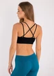 Жіночий безшовний топ з перехресними бретелями Giulia FLEX TOP ACTIVE XXS/XS Black-black - зображення 2