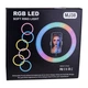 Кільцева лампа RGB MJ38, Чорний - 209782 - зображення 4