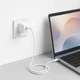 Кабель MAKE Type-C to Type-C PD 65W 1 м Nylon White (MCB-CN1WH) - зображення 5