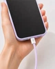 Кабель Make Type-C to Type-C PD 65W Nylon 1 м Purple (MCB-CN1PL) - зображення 4