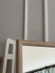 Підлогове дзеркало в рамі Світлий Дуб на опорі для спальні та гардеробної 160х50 - зображення 2