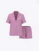 Піжама (шорти + сорочка) Modal-Cotton Shоrt Pajama Set Victoria's Secret M Бузковий (27226053) - изображение 4