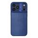Чохол Premium Kajsa Glamorous Collection Straw Mat Pattern with MagSafe для iPhone 17 Pro Blue Plus B-Ring - изображение 1