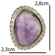 Перстень Zanskar з аметистом Регульований розмір 17,5–19,5 (21702) - изображение 2