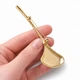 Брошь BROCHE Растения Гинкго Билоба из стали золотистая BRSF115515 - изображение 7