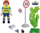 Zestaw zabawek Playmobil Special Plus Policjant z radarem do pomiaru prędkości 11 elementów 72029 (4008789720290) - obraz 3