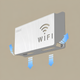 Полка-подставка для Wi-Fi роутера COLNSE, настенная, 24,5×14×6 см, белая - изображение 6