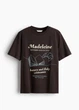Футболка H&M 14537 Темний коричневий XS (1274) - зображення 1