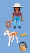 Набір іграшок Playmobil Duo Pack Ковбойка з лошатою 7 деталей 72026 (4008789720269) - зображення 4