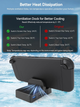 Док-станция для Switch TV для Nintendo Switch 2/1/OLED, портативная док-станция для Switch 2, дорожная база, HDMI 4K@60Hz - изображение 6