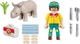 Zestaw zabawek Playmobil Duo Pack Strażnik leśny z nosorożcem 10 elementów 72025 (4008789720252) - obraz 3