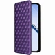 Чехол Deexe Rhombus Book для Realme 16 - Purple - изображение 6