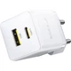 Сетевое зарядное устройство Baseus Palm Fast Charger USB-A/USB-C 30W + Cable USB-C to USB-C 60W 1m White (P1011160A213-01) [168073] - изображение 2