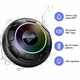 УЦІНКА Водонепроникна Bluetooth колонка Hupoaf S5 IPX7 для душу пляжу кемпінгу подорожей з підсвіткою та дисплеєм часу (SKU-033) - изображение 2