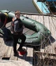 Надувний човен ПВХ Моторний Ладья Л-310М; 4-місний, з сланевим настилом, привальним брусом, колір зелений. - изображение 10