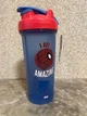 Спортивний шейкер BlenderBottle Classic Loop PRO Marvel Spider-Man синій/червоний 820 мл (Loop_PRO_28oz_Spider Man) - изображение 2