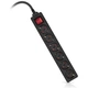 Мережевий фільтр живлення REAL-EL RS-6 Protect M 3m, black (EL122300034) - зображення 10