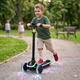 Самокат трёхколёсный Skyper GN-4216 RGB-подсветка деки, световые колёса PU, регулируемый руль 3 уровня, нескользящая дека, от 3 до 8 лет, до 50 кг Black - изображение 6