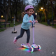 Самокат трёхколёсный Skyper GN-6477 RGB-подсветка деки, световые колёса PU, регулируемый руль 3 уровня, нескользящая дека, от 3 до 8 лет, до 50 кг Violet - изображение 4